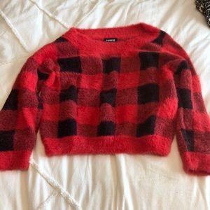 Express Buffalo Plaid Sweater